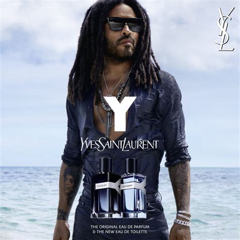 ysl y campaign|LennyKravitz‬ x Y Eau de Toilette .